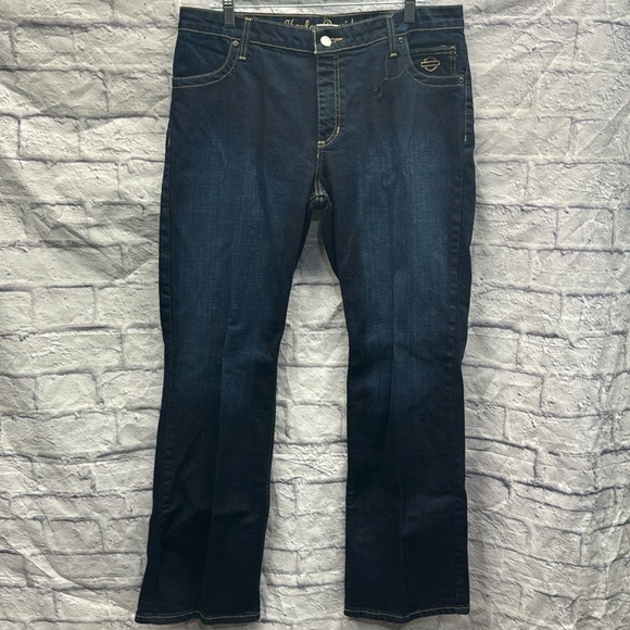 Harley Davidson Denim Jeans NWOT Size 14 - Picture 1 of 7